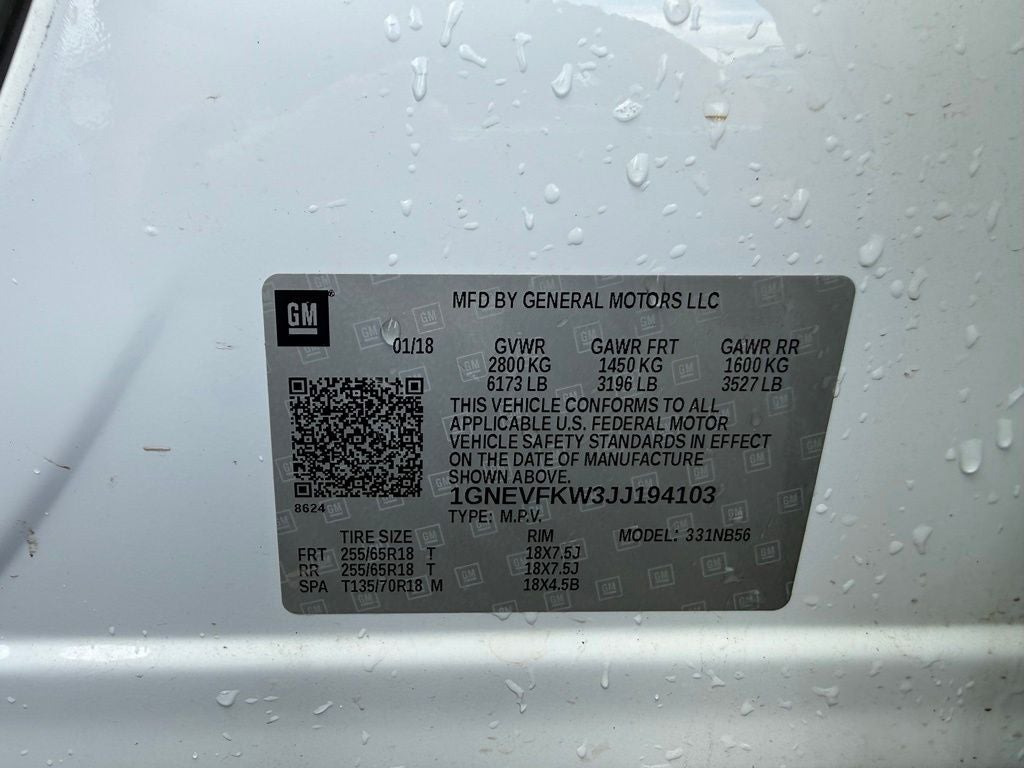 2018 Chevrolet Traverse LS