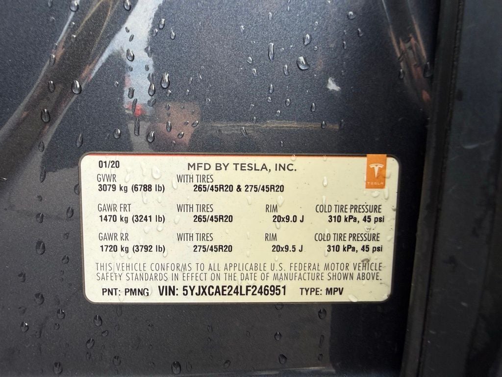 2020 Tesla Model X Long Range