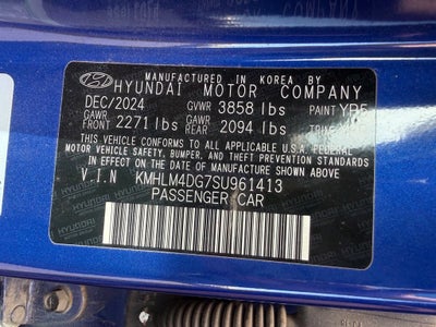 2025 Hyundai Elantra SEL Sport