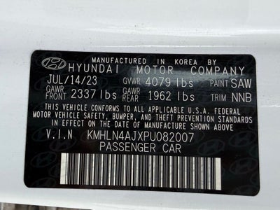 2023 Hyundai Elantra Hybrid Limited