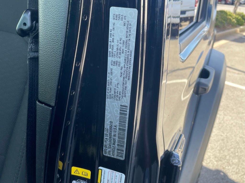 2021 Jeep Wrangler Unlimited Willys