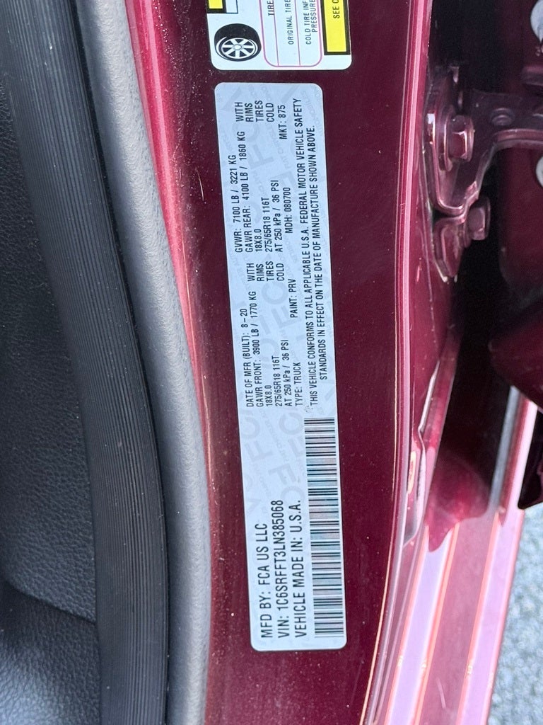 2020 RAM 1500 Big Horn/Lone Star