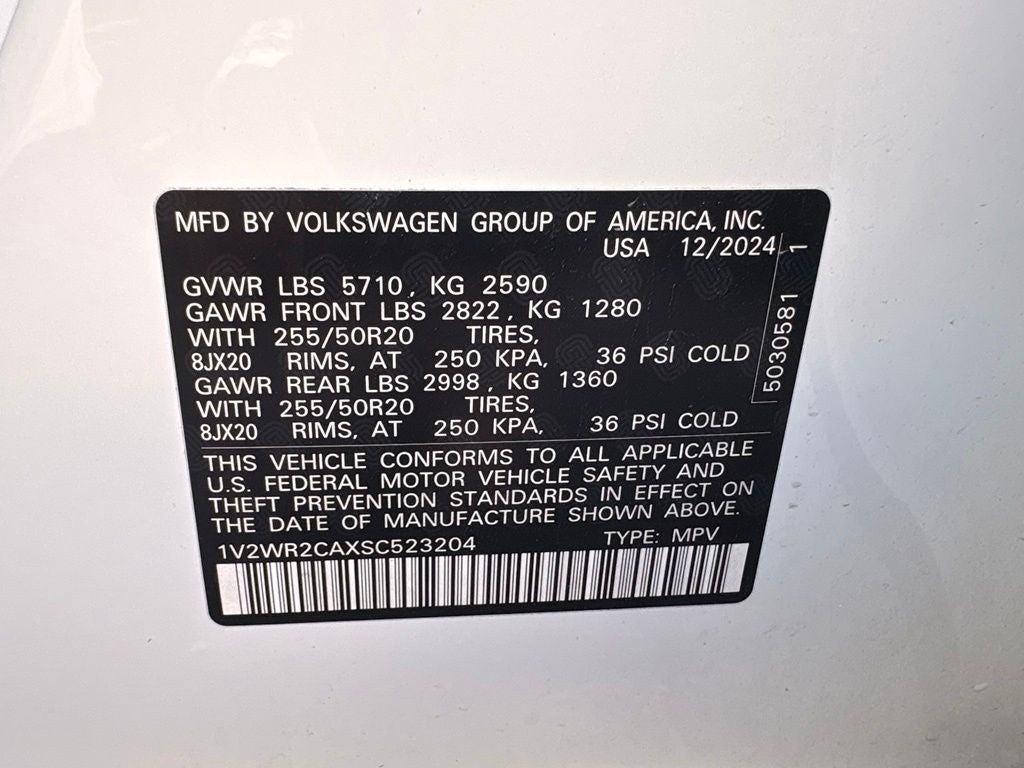 2025 Volkswagen Atlas 2.0T SE w/Technology