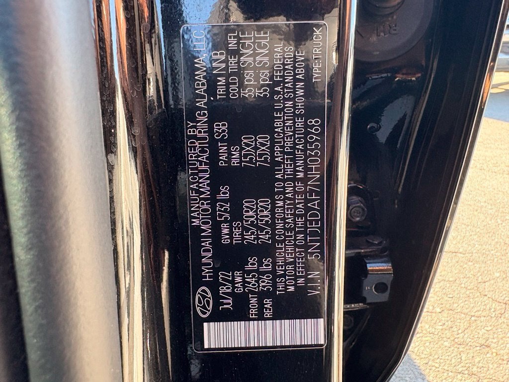 2022 Hyundai Santa Cruz Limited