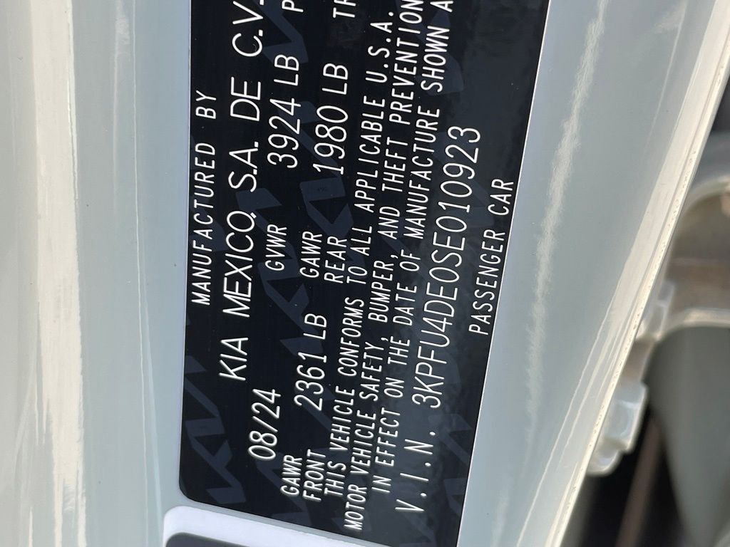 2025 Kia K4 EX