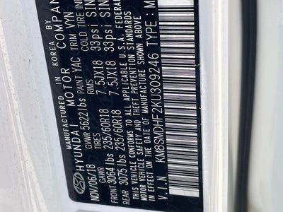 2019 Hyundai Santa Fe XL SE