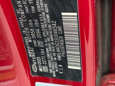 2025 Hyundai Elantra SEL Sport