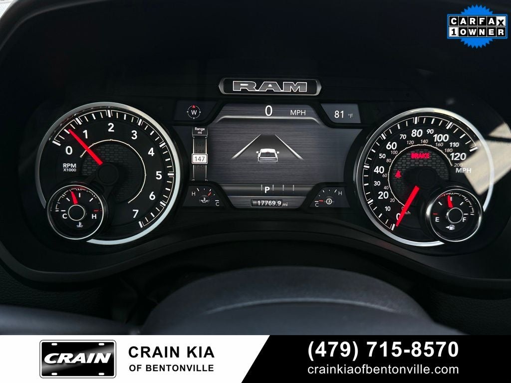 2025 RAM 1500 Big Horn/Lone Star - 4WD / PANORAMIC SUNROOF / ONE OWNER