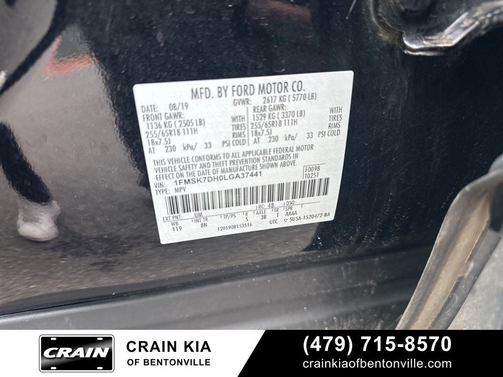 2020 Ford Explorer XLT - CARFAX ONE OWNER