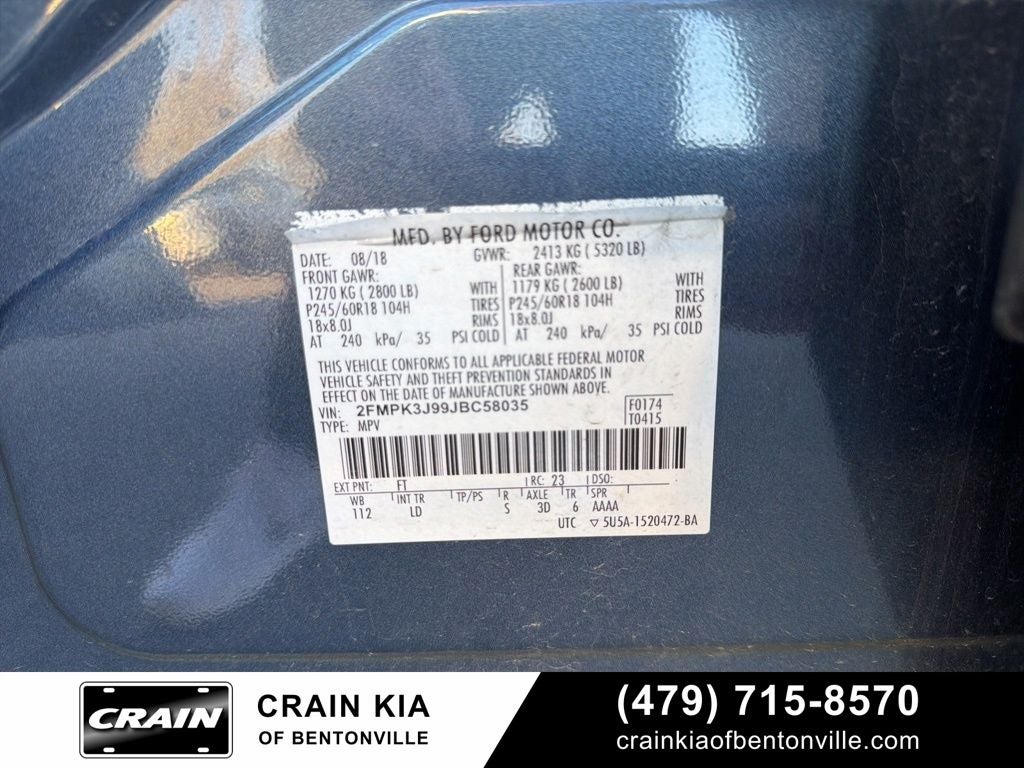 2018 Ford Edge SEL - CLEAN CARFAX HISTORY