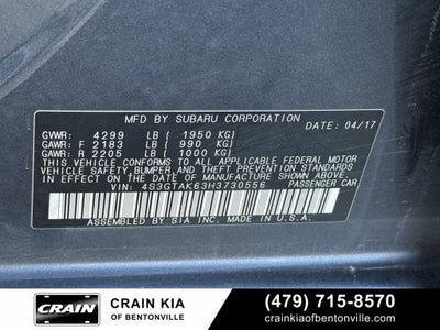 2017 Subaru Impreza 2.0i Sport - AWD / CLEAN CARFAX