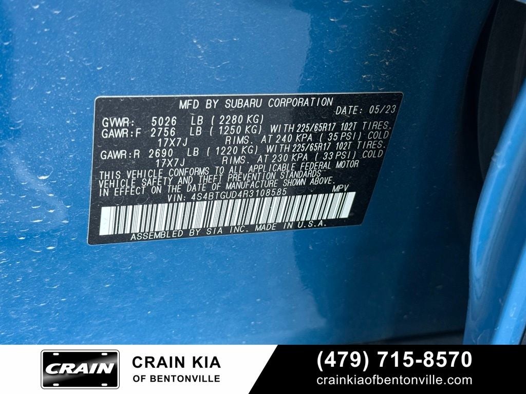 2024 Subaru Outback Wilderness - AWD / SUNROOF / CLEAN CARFAX