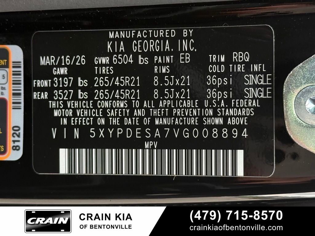 2027 Kia Telluride Hybrid X-Line SX - KIA CPO / AWD / SUNROOF