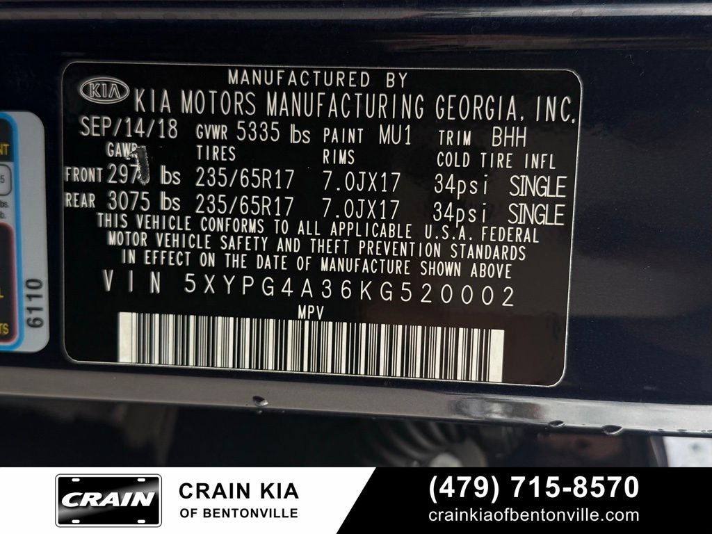2019 Kia Sorento LX - CARFAX ONE OWNER