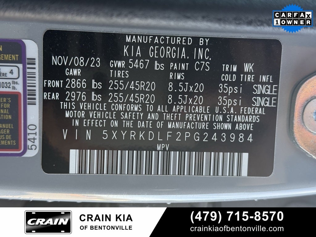 2023 Kia Sorento SX-Prestige - KIA CPO / AWD / PANORAMIC SUNROOF