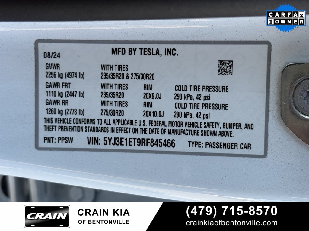 2024 Tesla Model 3 Performance - AWD / CLEAN CARFAX / ONE OWNER