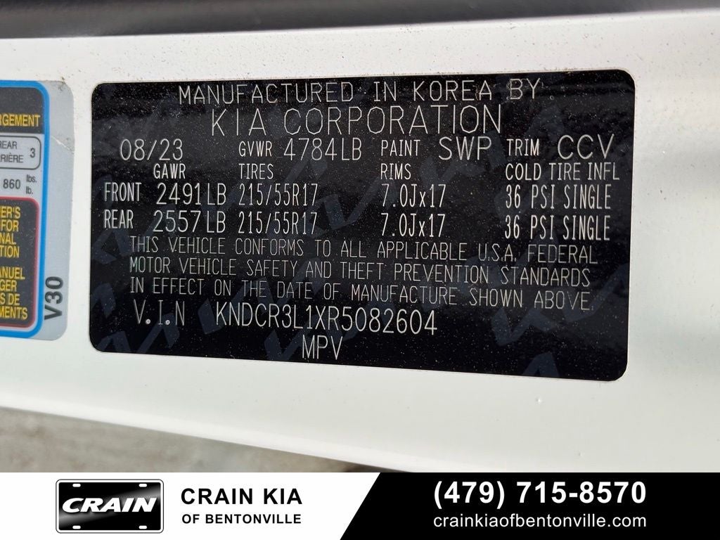 2024 Kia Niro EV Wind - KIA CPO / CLEAN CARFAX / ONE OWNER