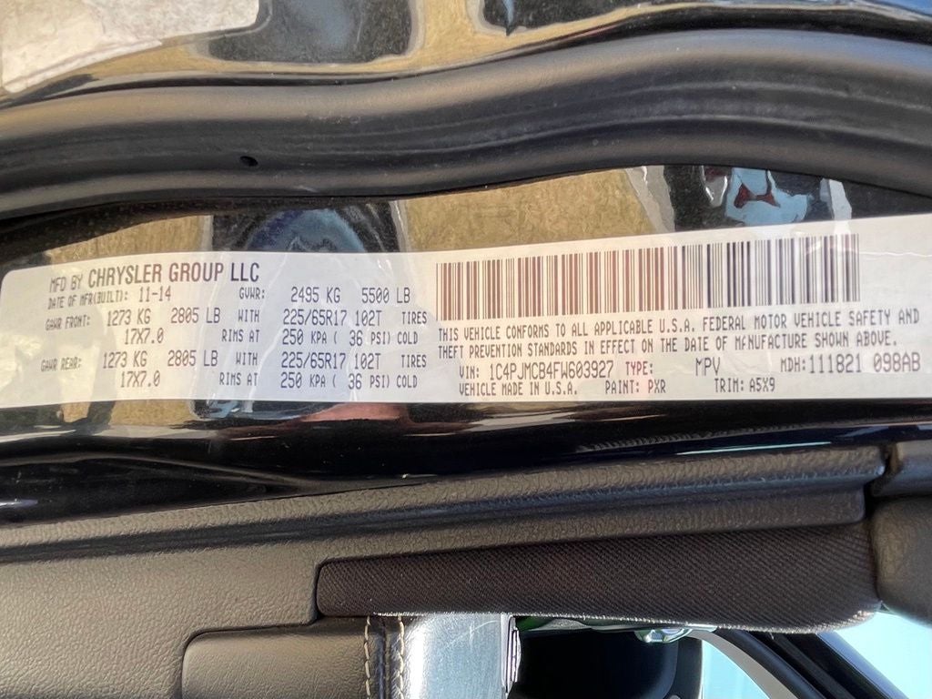 2015 Jeep Cherokee Latitude 4X4