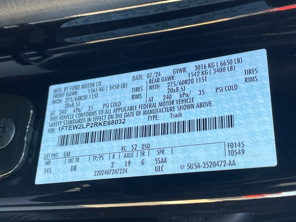 2024 Ford F-150 STX 4X4 / NAV / ONE OWNER