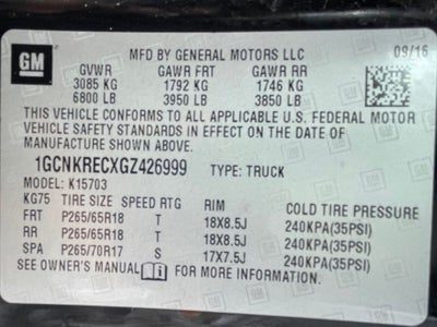 2016 Chevrolet Silverado 1500 LT LT2
