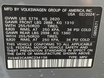 2024 Volkswagen Atlas Cross Sport 2.0T SEL R-Line