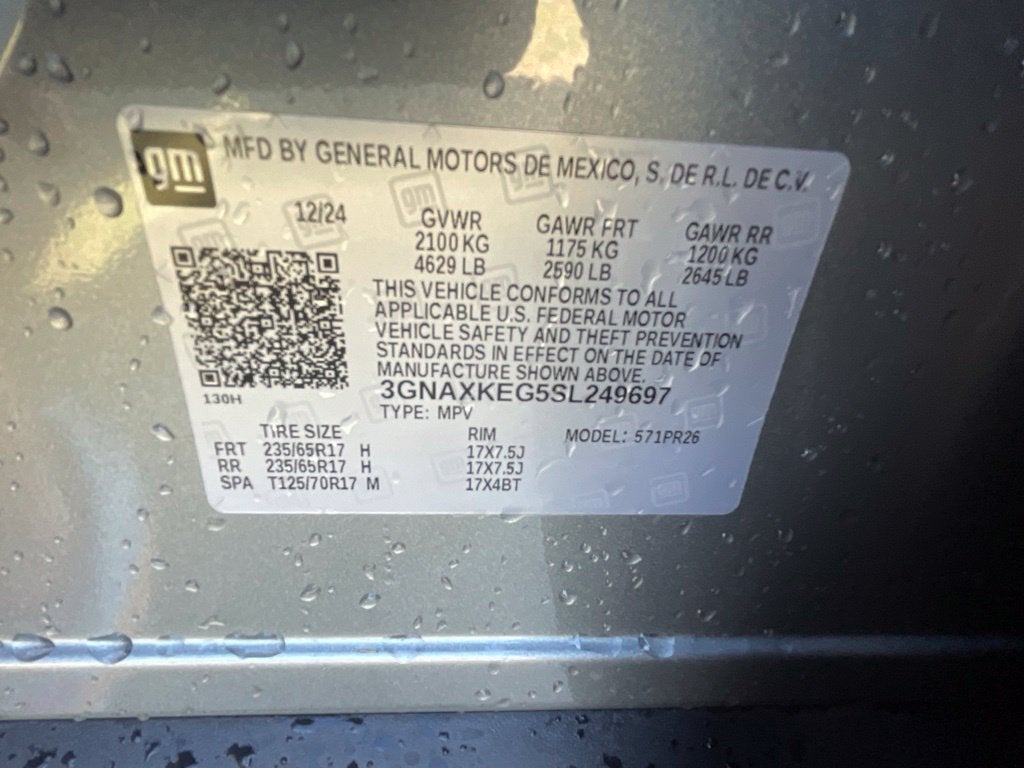 2025 Chevrolet Equinox ACTIV ONE OWNER / HEATED SEATS / NAV