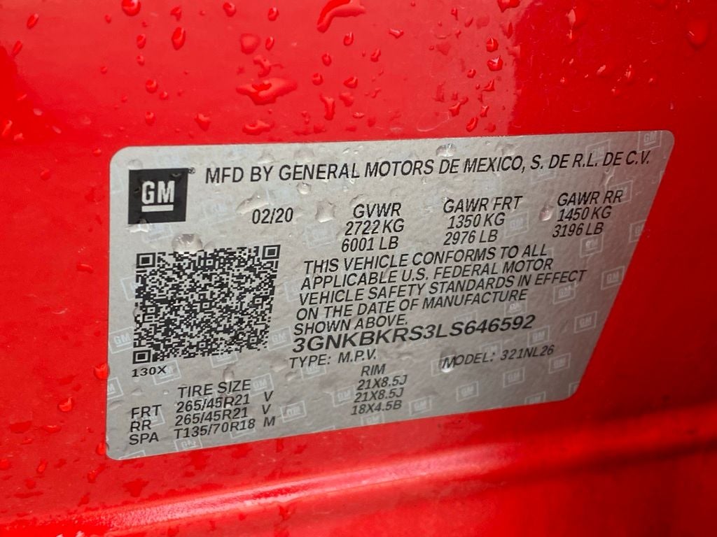 2020 Chevrolet Blazer RS AWD / HEATED SEATS / NAV