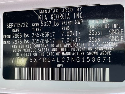 2022 Kia Sorento LX ONE OWNER / CLEAN CARFAX