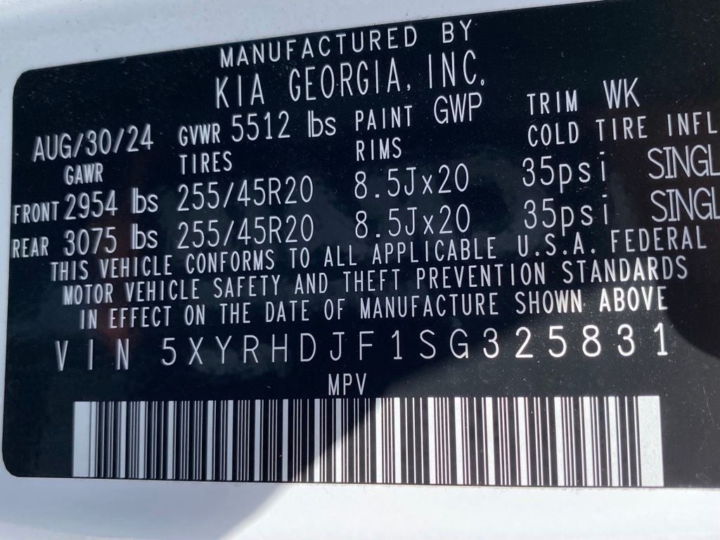 2025 Kia Sorento X-Line EX AWD / MOONROOF / 3RD ROW / HEATED SEATS