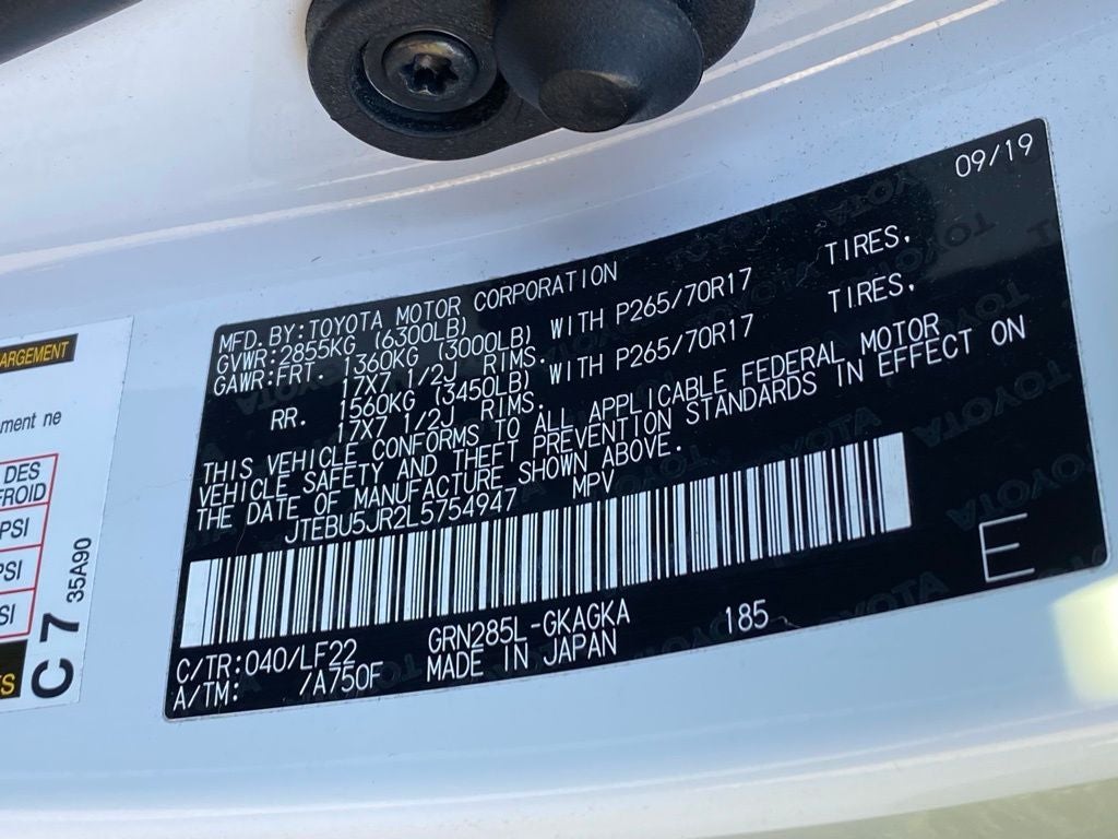 2020 Toyota 4Runner TRD Pro 4X4 / HEATED SEATS / MOONROOF