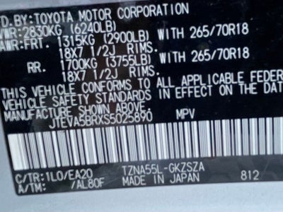 2025 Toyota 4Runner TRD Off-Road TRD / ONE OWNER / 4X4