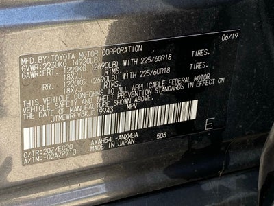 2019 Toyota RAV4 Hybrid XSE HEATED SEATS / ONE OWNER / AWD