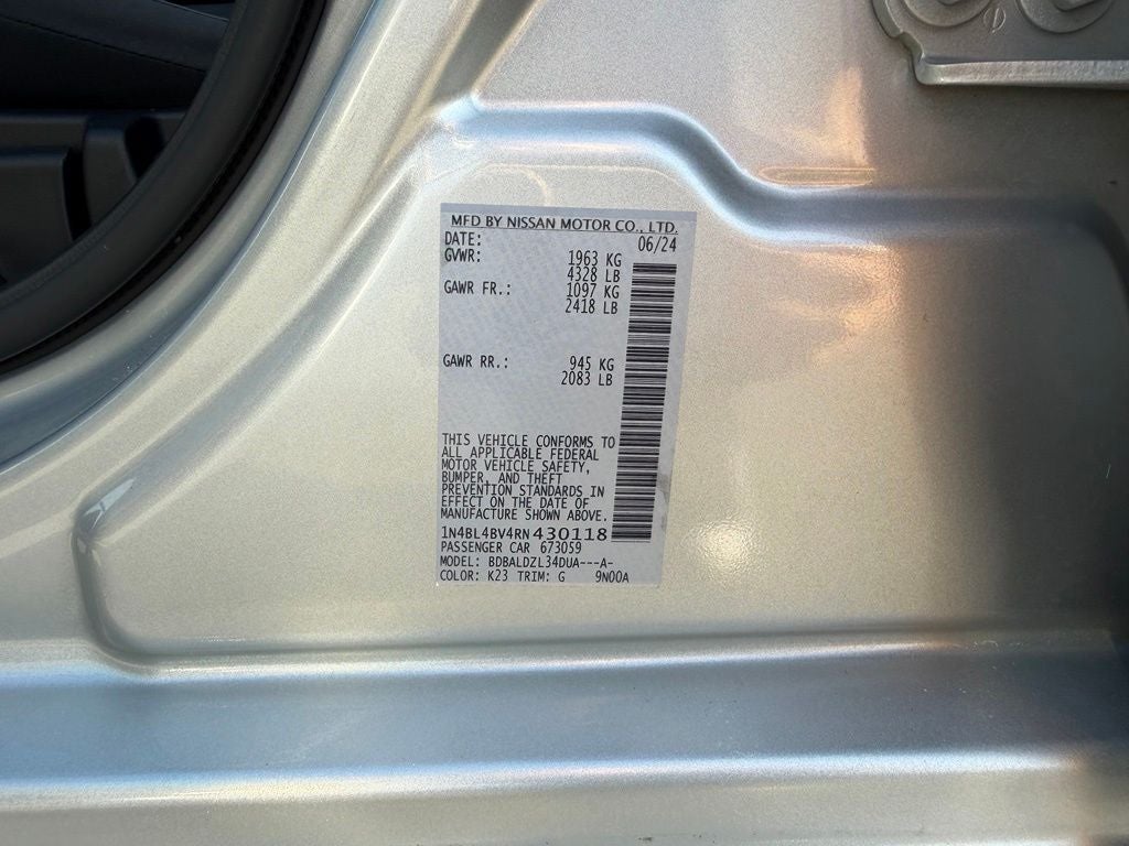 2024 Nissan Altima 2.5 S