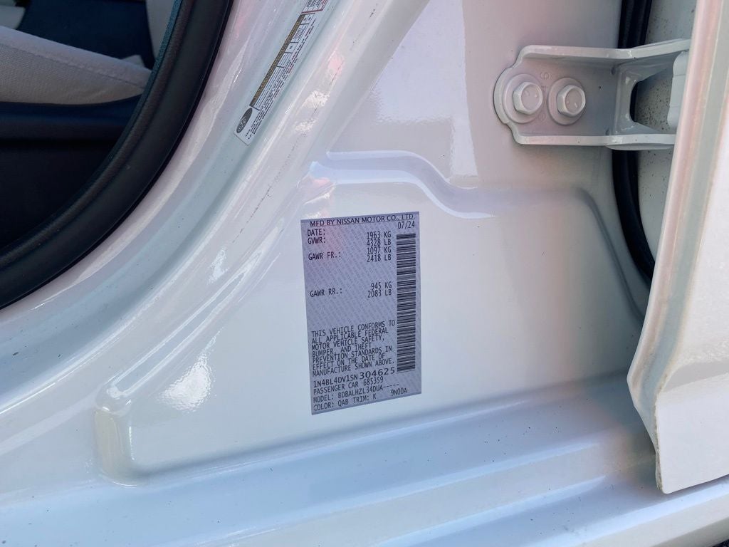 2025 Nissan Altima 2.5 SV