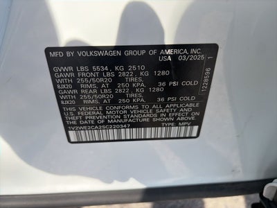 2025 Volkswagen Atlas Cross Sport 2.0T SE w/Technology CLEAN 1 OWNER CARAFX