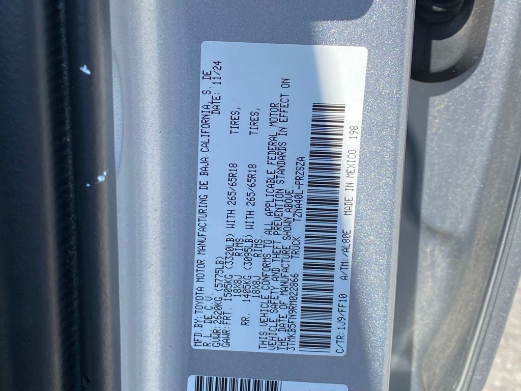 2024 Toyota Tacoma SR5