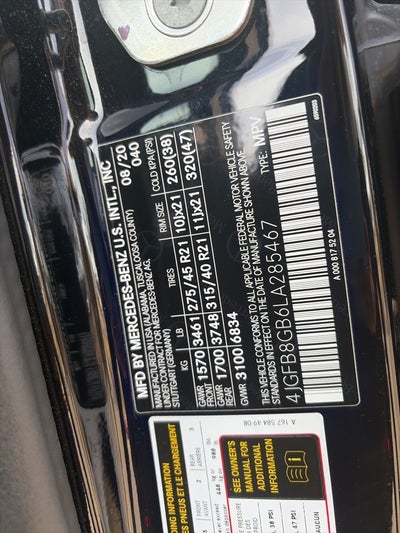 2020 Mercedes-Benz GLE GLE 580 4MATIC®