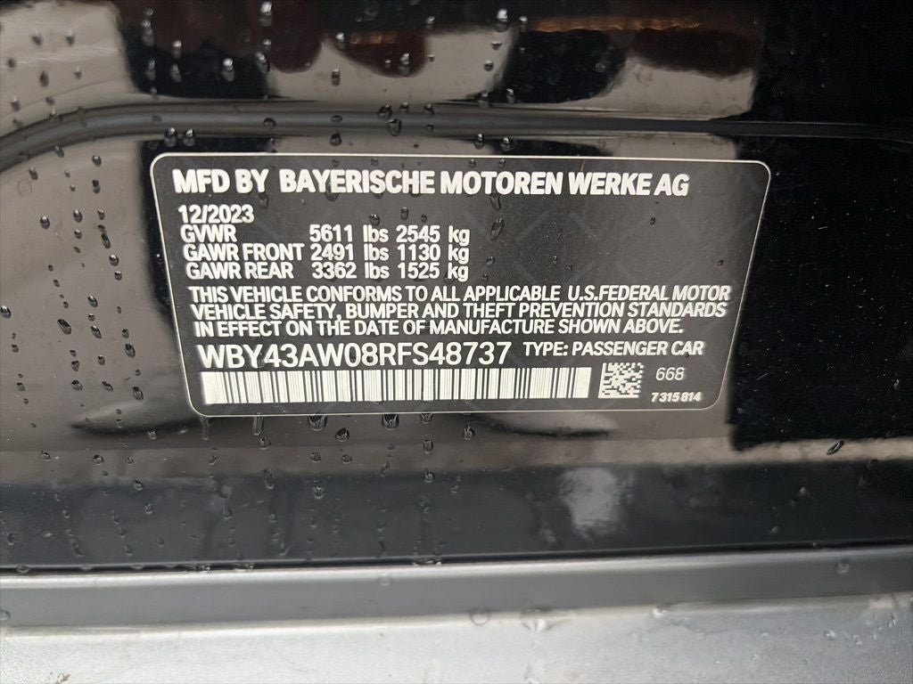 2024 BMW i4 eDrive35 CLEAN CARFAX PREMIUM PACKAGE!
