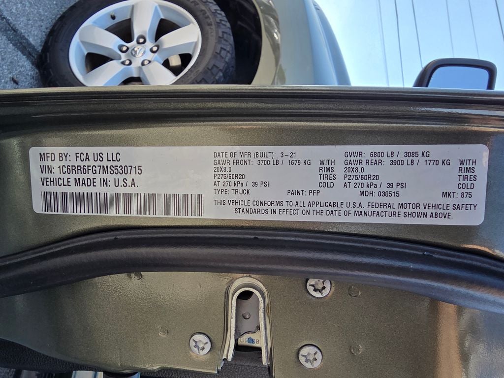 2021 RAM 1500 Classic Tradesman