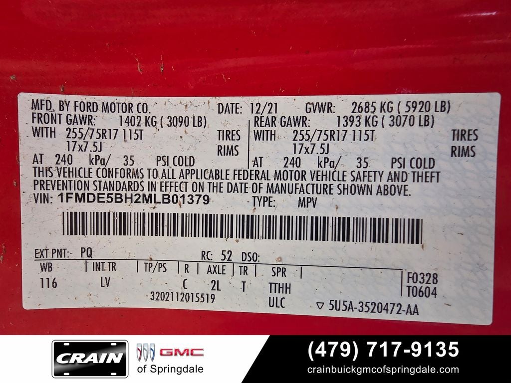 2021 Ford Bronco Big Bend MID PKG / LOCKER