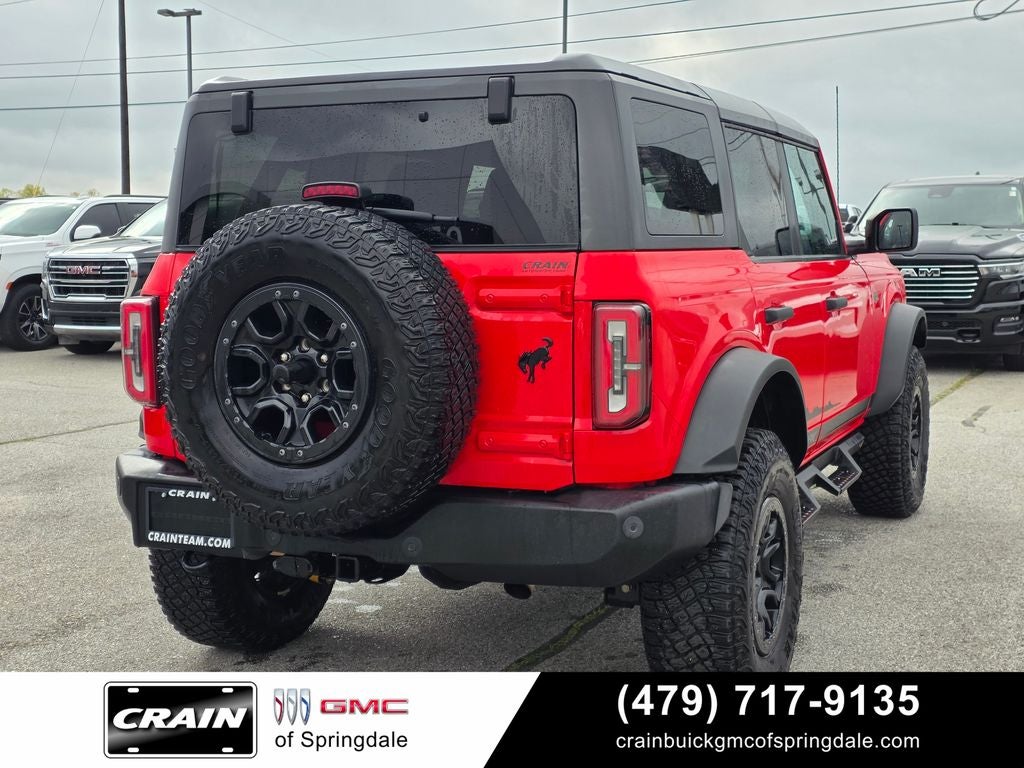 2022 Ford Bronco Wildtrak Sasquatch / Hard Top / Towing