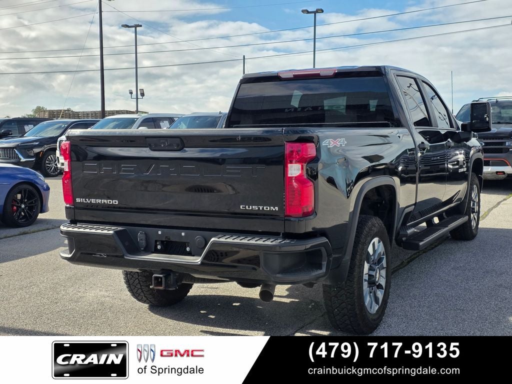 2022 Chevrolet Silverado 2500HD Custom CREW CAB 4X4GAS 6.6 V/8