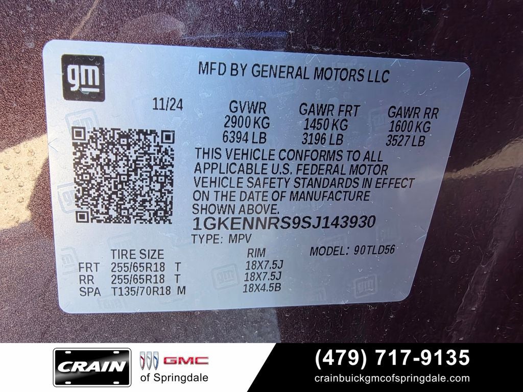 2025 GMC Acadia Elevation 1 OWNER CLEAN CARFAX 2ND ROW BENCH