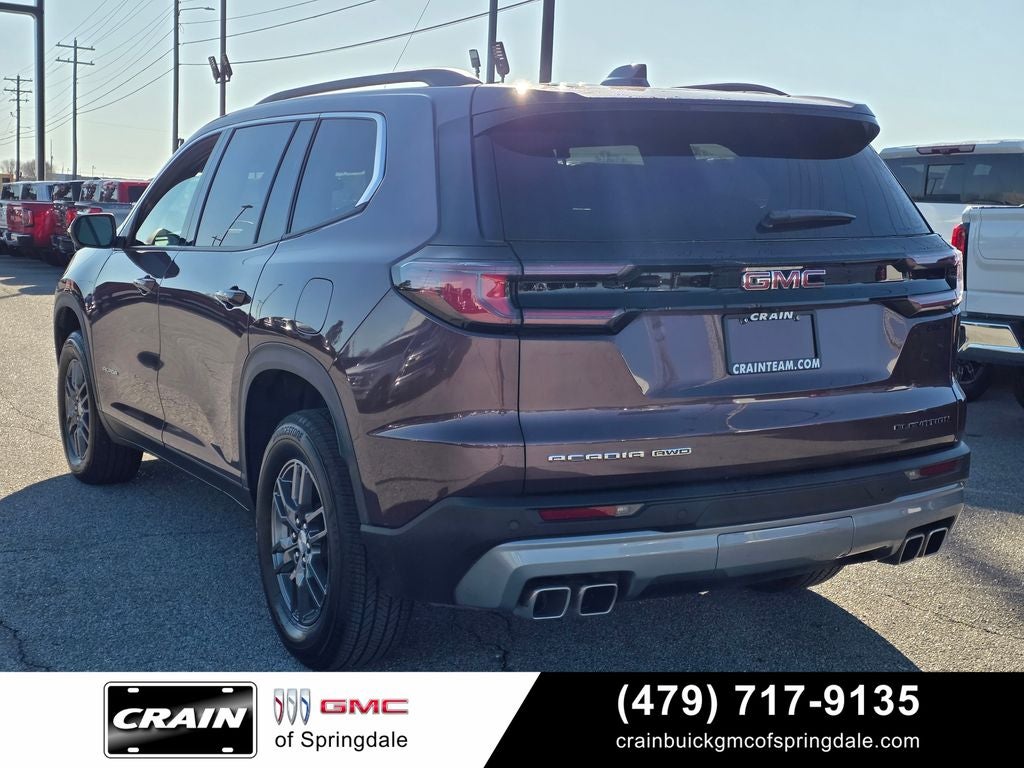 2025 GMC Acadia Elevation 1 OWNER CLEAN CARFAX 2ND ROW BENCH