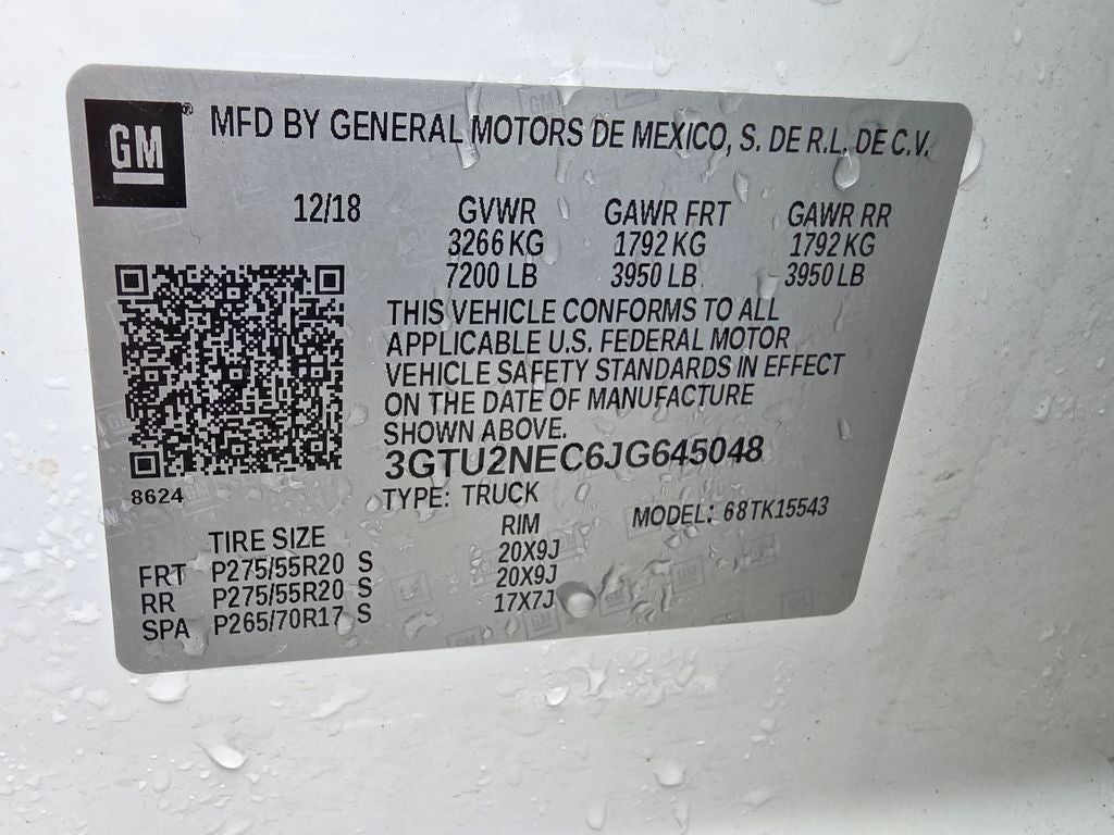 2018 GMC Sierra 1500 SLT