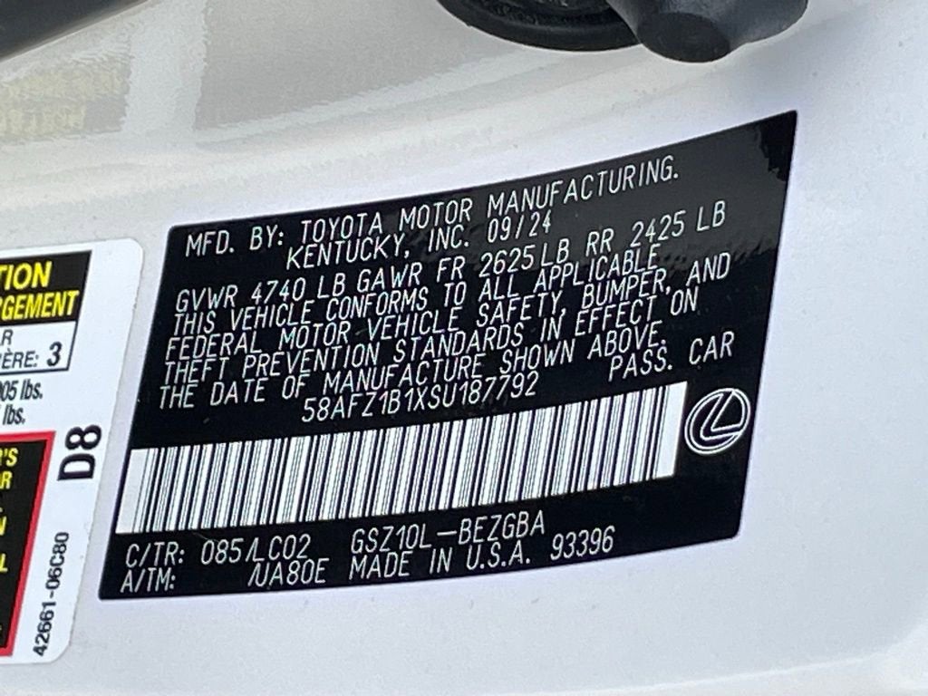 2025 Lexus ES ES 350 Ultra Luxury