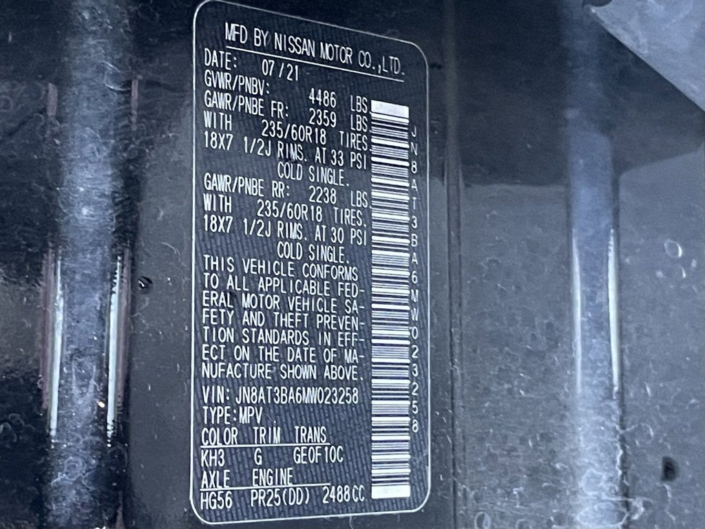 2021 Nissan Rogue SV