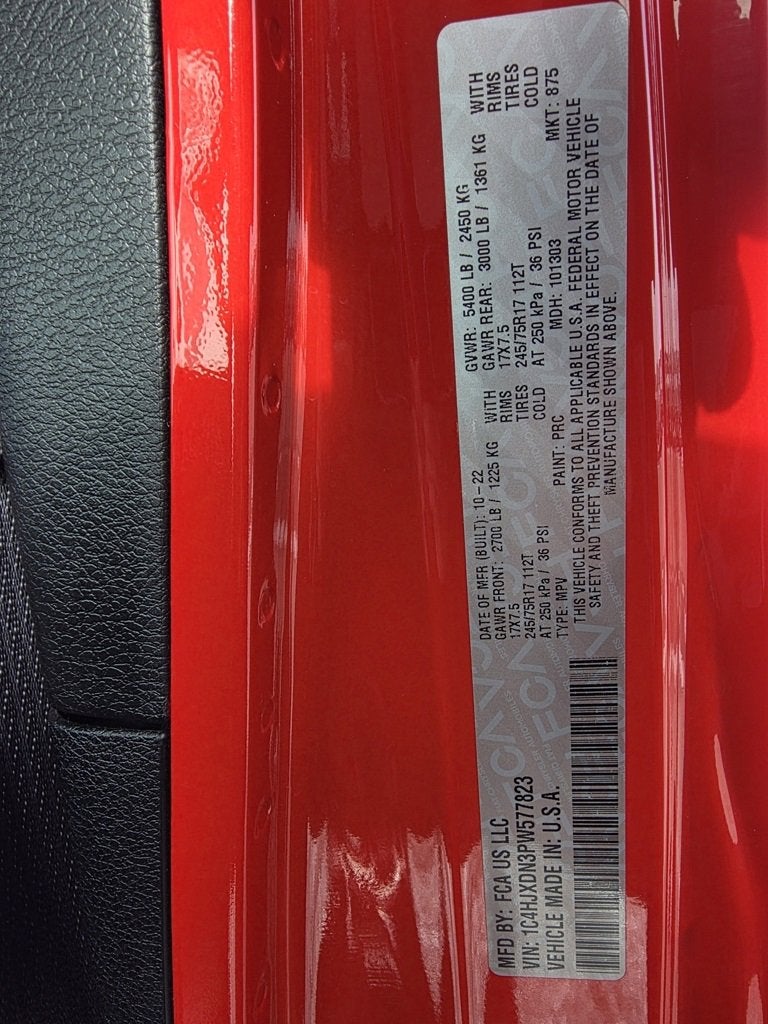 2023 Jeep Wrangler Freedom