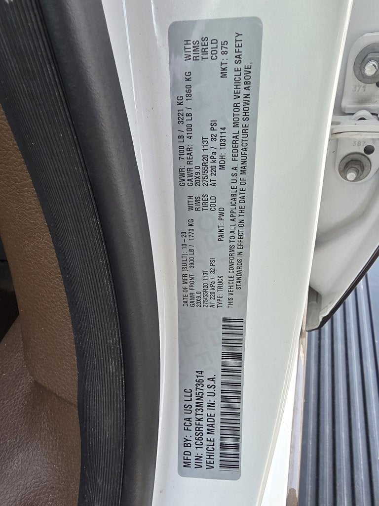 2021 RAM 1500 Longhorn