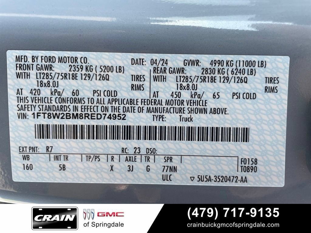 2024 Ford Super Duty F-250 SRW XL